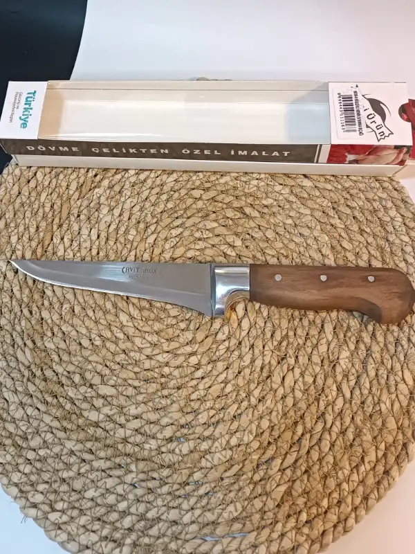 Cavit İnox Kasap Bıçağı Kemik Sıyırma 28 Cm