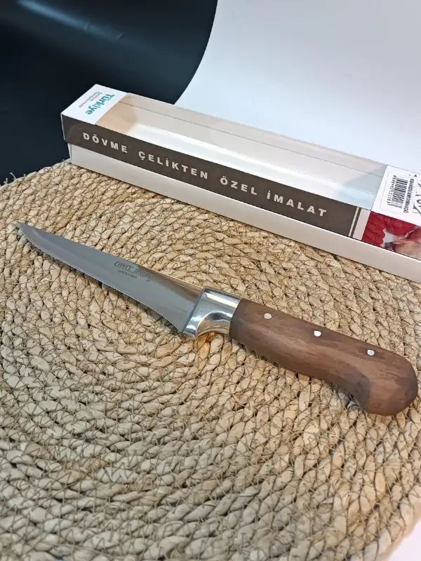 Cavit İnox Kasap Bıçağı Kemik Sıyırma 28 Cm