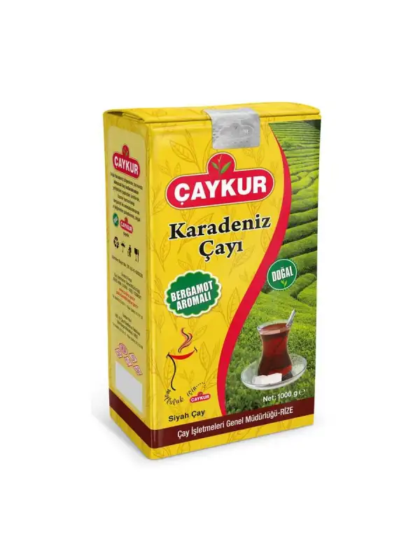 Karadeniz Çayı Bergamot Aromalı 1000 gr