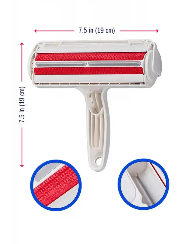 Hazneli Kedi Köpek Evcil Hayvan Kazak Kıyafet Elbise Halı Yatak Tüy Temizleyici Kıl Toz Toplayıcı