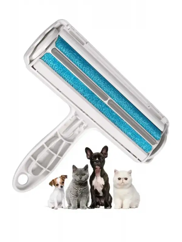 Hazneli Kedi Köpek Evcil Hayvan Kazak Kıyafet Elbise Halı Yatak Tüy Temizleyici Kıl Toz Toplayıcı