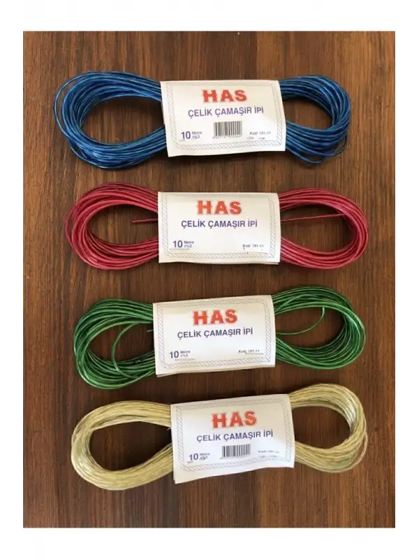 Çelik Çamaşır Ipi 10 Metre 1 Adet