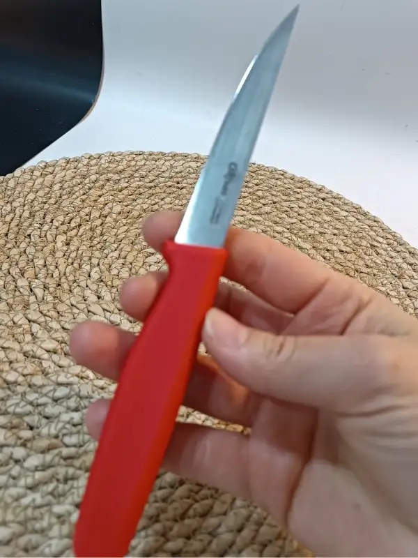 Chefsun Sebze / Meyve Bıçağı 1 Adet Kırmızı