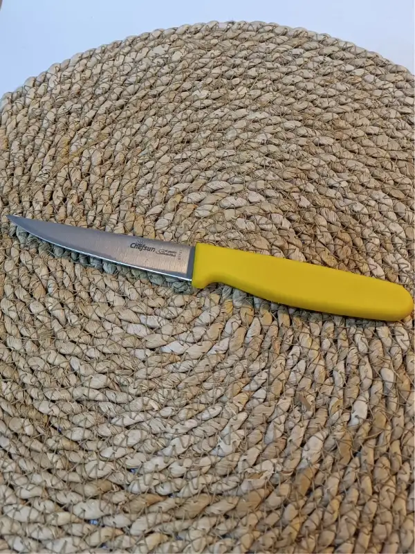 Chefsun Sebze / Meyve Bıçağı 1 Adet Sarı