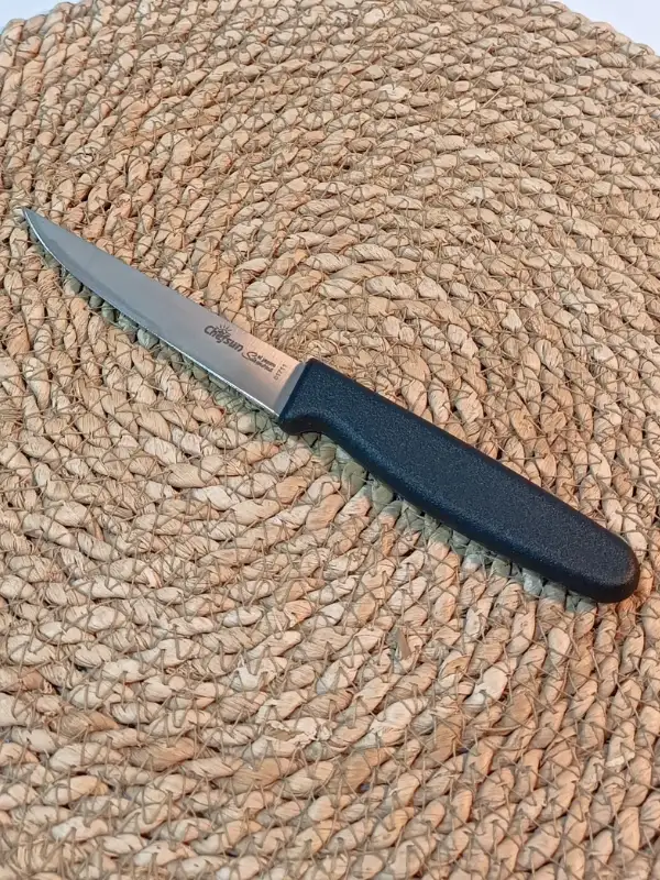 Chefsun Sebze / Meyve Bıçağı 1 Adet Siyah