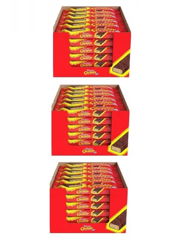 Çikolatalı Gofret 36 Gr X 108 Adet