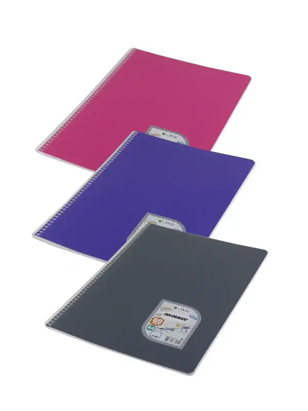 Çınar Colormaxi Pp Spiralli Defter 40/4 Kareli A4 73017