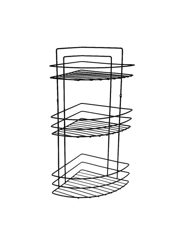 Çlk 3lü Banyo Köşelik Black 680