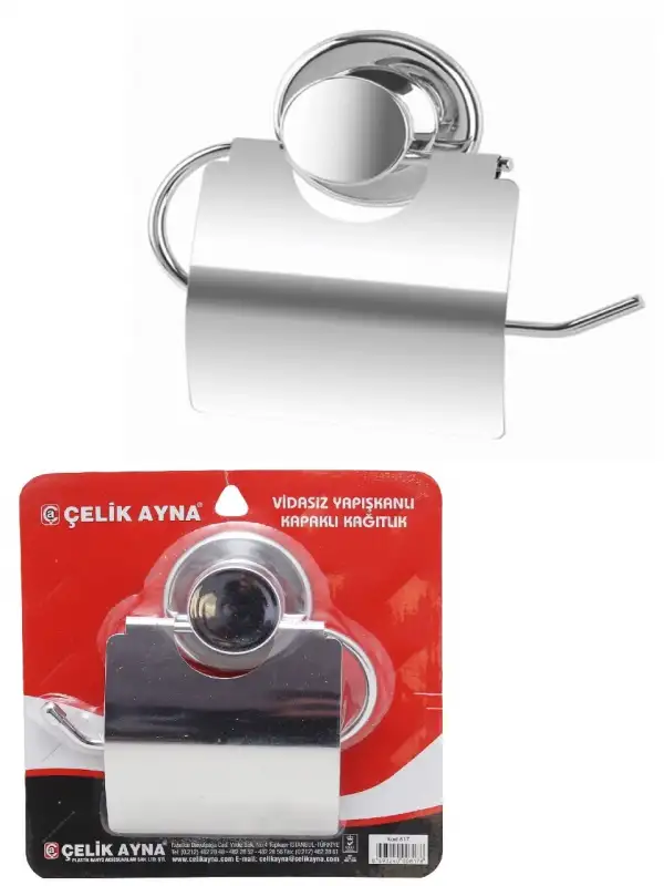 Çlk Vidasız Vantuzlu Kapaklı Kağıtlık 817