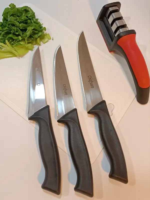 Keskin Üçlü Performans Bıçak Seti Ücretsiz Bıçak Bileme Hediye!