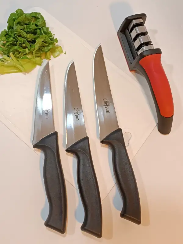 Keskin Üçlü Performans Bıçak Seti Ücretsiz Bıçak Bileme Hediye!