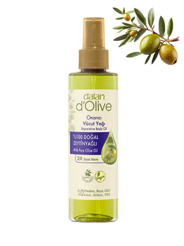 Dolive %100 Zeytinyağlı Onarıcı Vücut Yağı 200 ml
