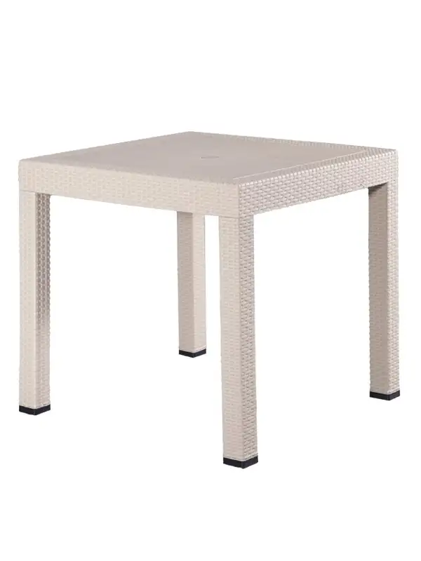 Daystone Comfort Rattan Camsız Masa Kapiçino 90*90