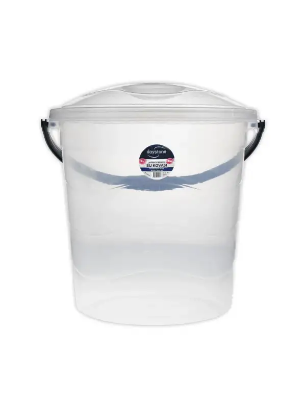 Daystone Kapaklı Su Kovası Şeffaf 5 Lt No:2 Ds-2972