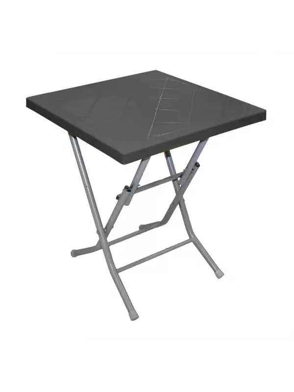 Daystone Smart Metal Ayaklı Plastik Masa 60*60 Antrasit