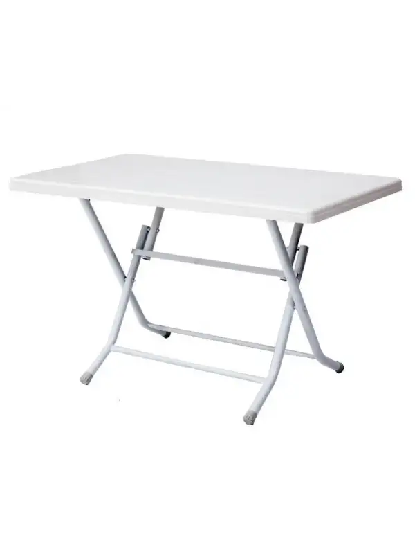 Daystone Smart Metal Ayaklı Plastik Masa 70*120 Beyaz