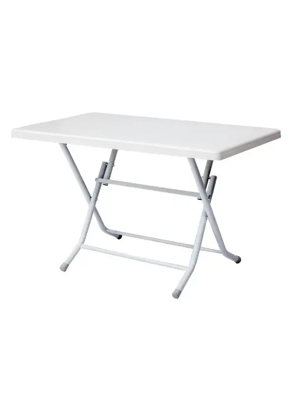 Daystone Smart Metal Ayaklı Plastik Masa 70*120 Beyaz