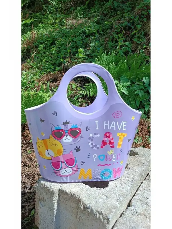 Desenli Çocuk Çantası-gırl Power