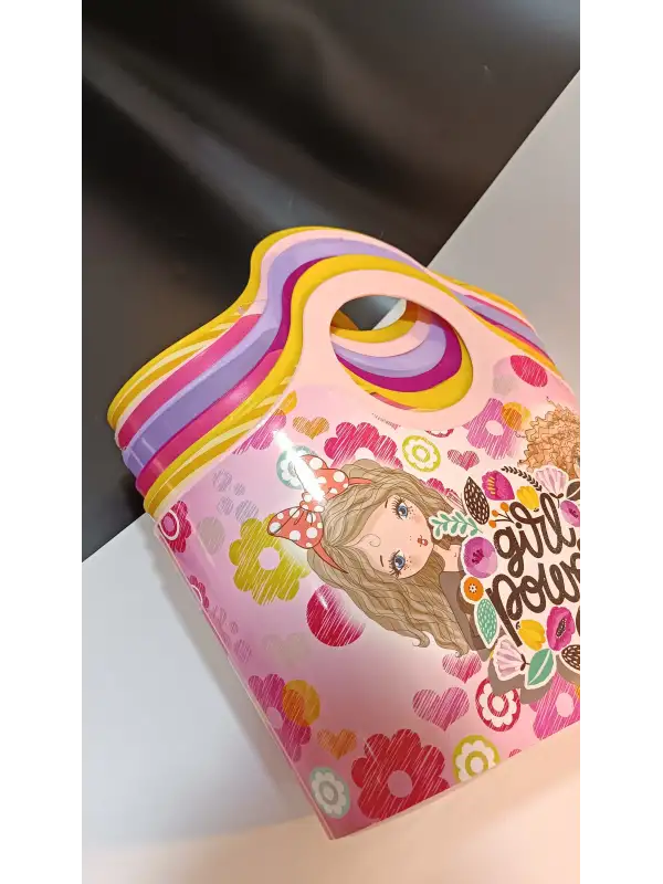 Desenli Çocuk Çantası-gırl Power