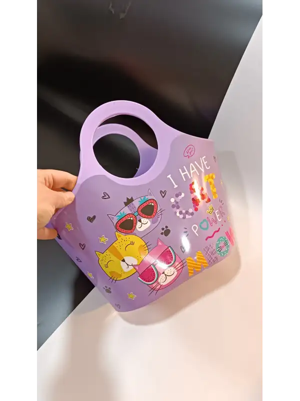 Desenli Çocuk Çantası-gırl Power