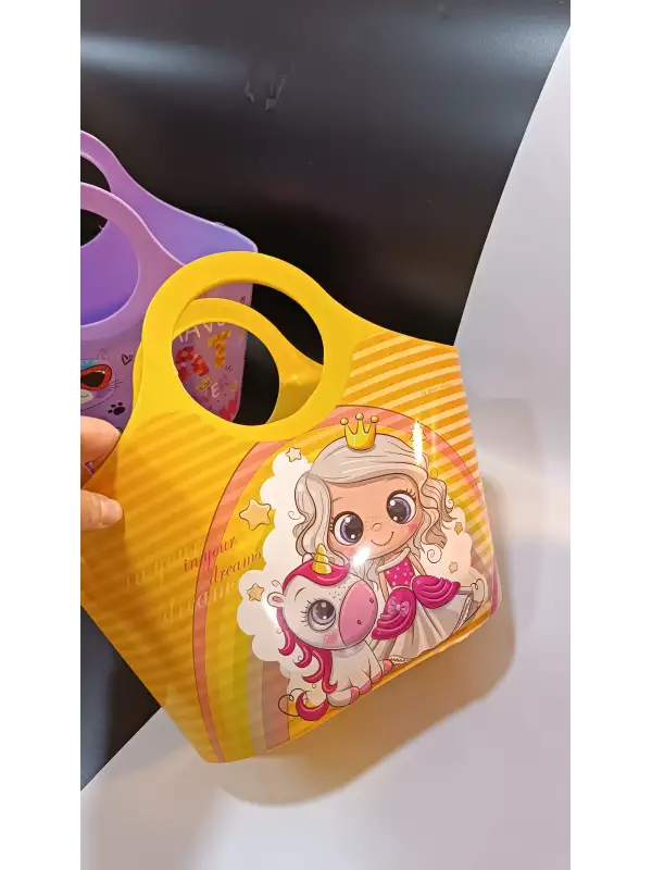 Desenli Çocuk Çantası-gırl Power