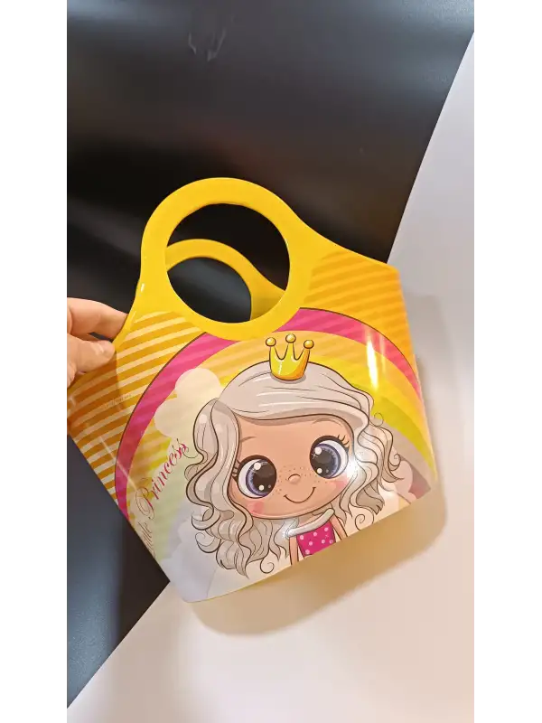 Desenli Çocuk Çantası-gırl Power