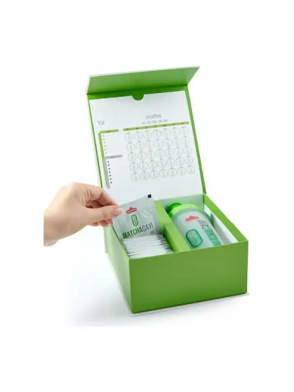 Detox Matcha Çayı 30 Günlük 60 Adetx2gr Shaker Hediye