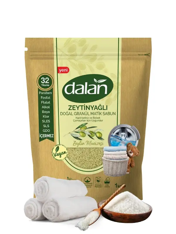Doğal Granül Sabun Tozu Bebek Çamaşırları Için 1000 gr