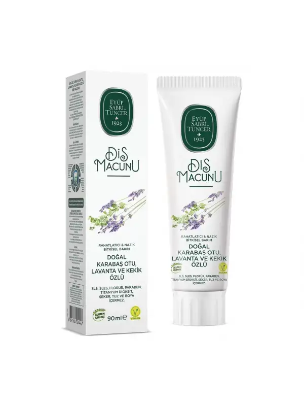 Doğal Karabaş Otu, Lavanta Ve Kekik Özlü Diş Macunu 90 ml