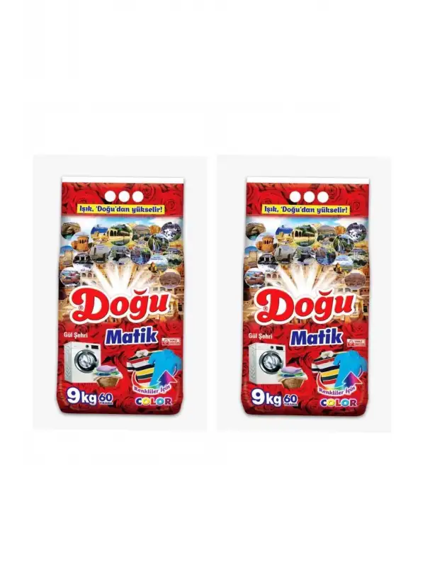 DOĞU MATİK 9KG + 9KG RENKLİLER