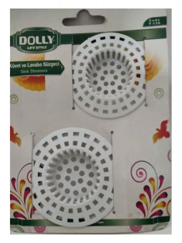 Dolly Life Style Plastik Küvet Ve Lavabo Süzgeci 2 Li Draf