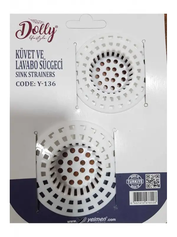 Dolly Life Style Plastik Küvet Ve Lavabo Süzgeci 2 Li Draf
