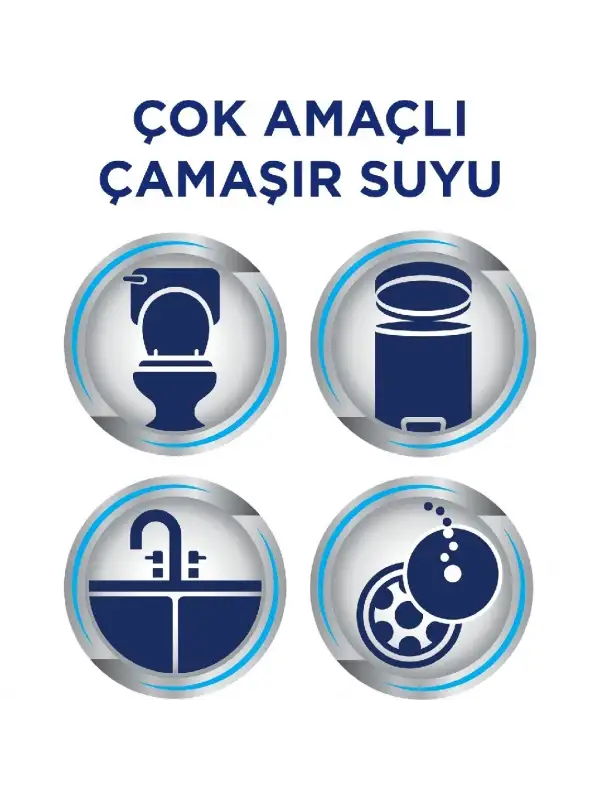 Domestos 3,2 Lt Çamaşır Suyu Kar Beyazı