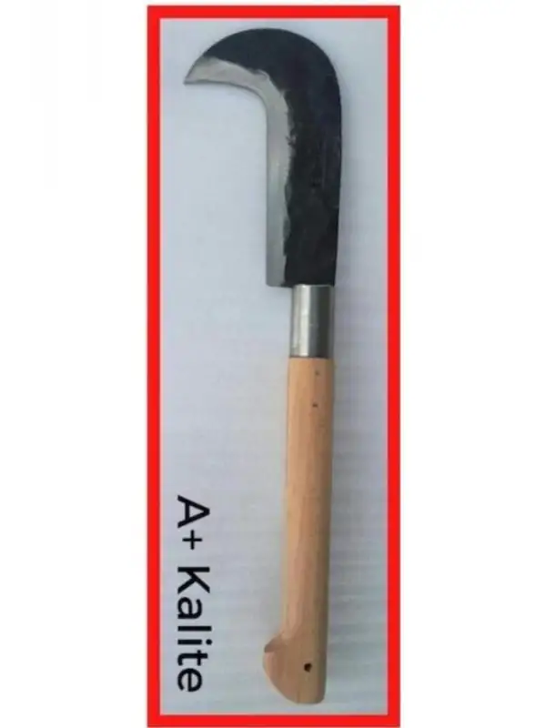 Sürmene Yıldızlı Dövme Çelik Tahra Orak Odun Budama Dal Kesme Sürmeneden