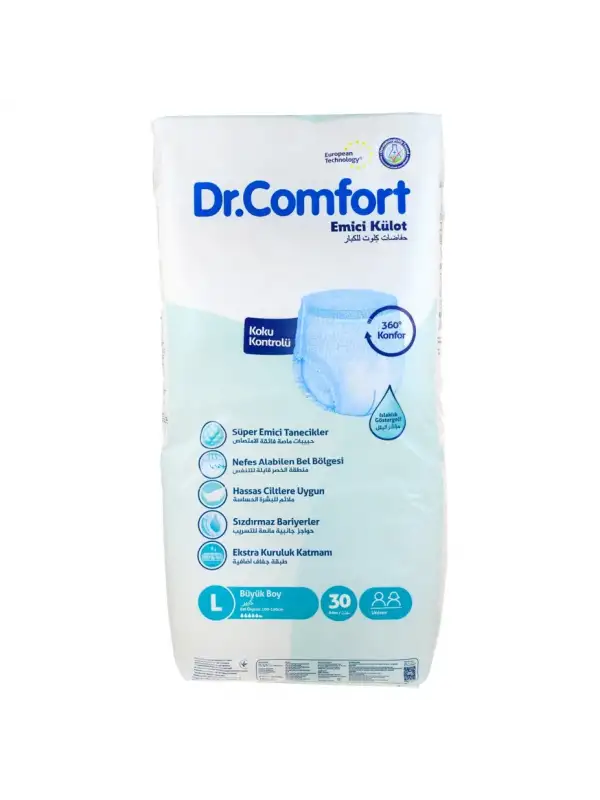 Dr. Comfort Hasta Bezi Emici Külot 30 Lu Large