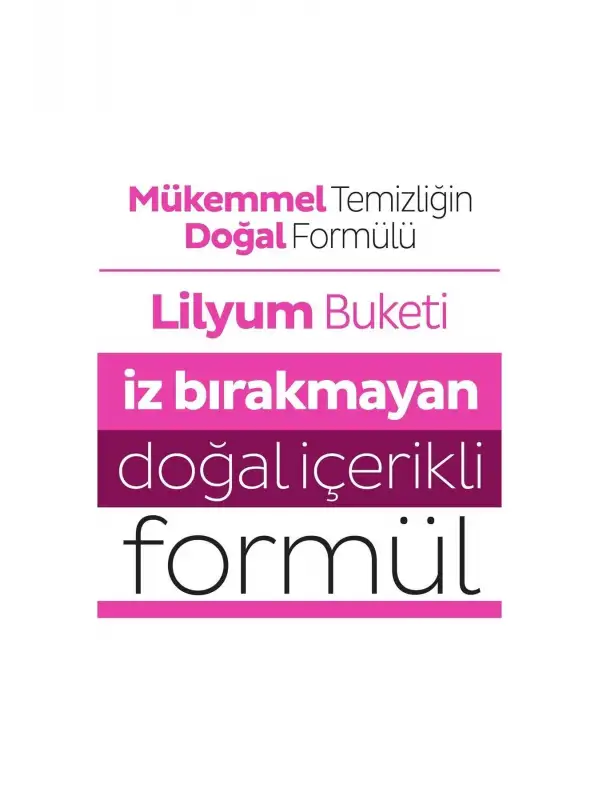 Easy Clean Lilyum Buketi Yüzey Temizlik Havlusu 100 Yaprak