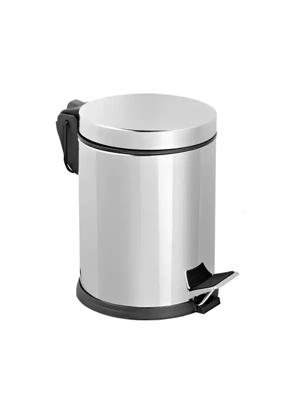 Efor Pedallı Çöp Kovası Krom 5lt 410
