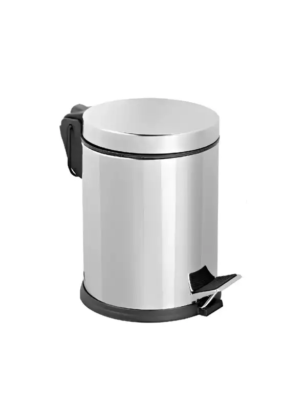 Efor Pedallı Çöp Kovası Krom 5lt 410