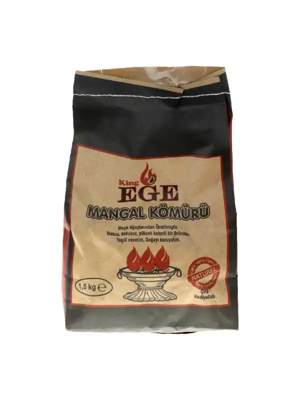 Ege 1,5 Kg Orjinal Meşe Mangal Kömürü