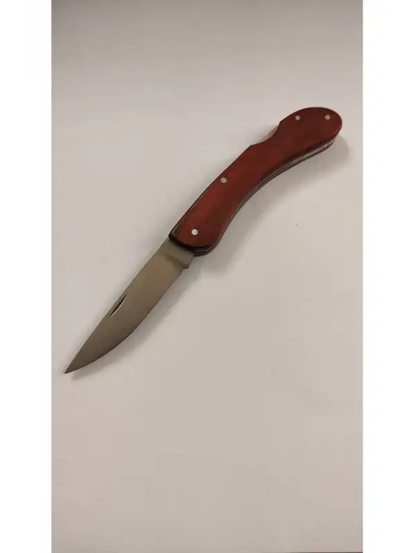 Sürdövbisa El Yapımı Çakı Bıçağı Emniyetli Ahşap Sap(KILIF HEDİYELİ)