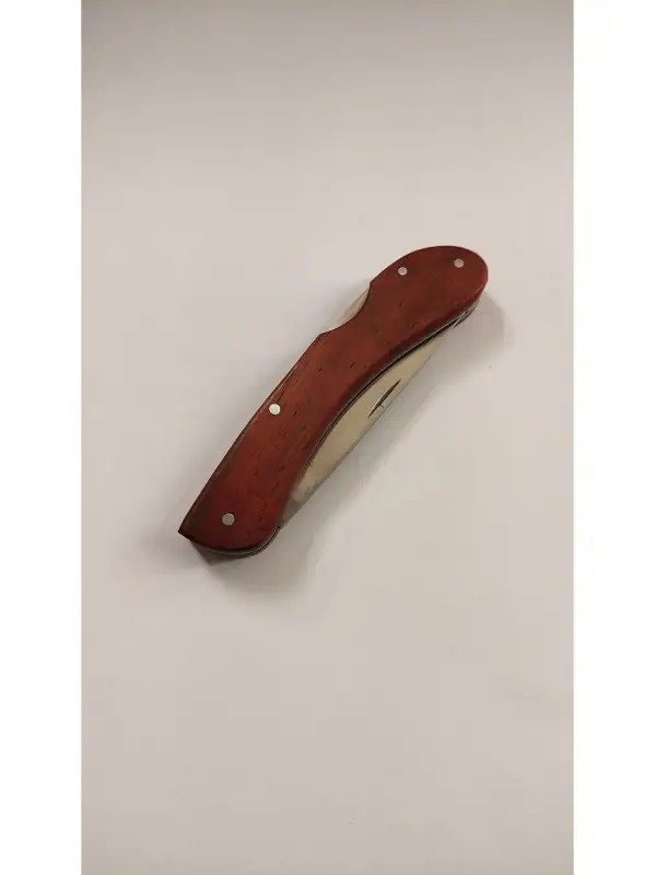 Sürdövbisa El Yapımı Çakı Bıçağı Emniyetli Ahşap Sap(KILIF HEDİYELİ)