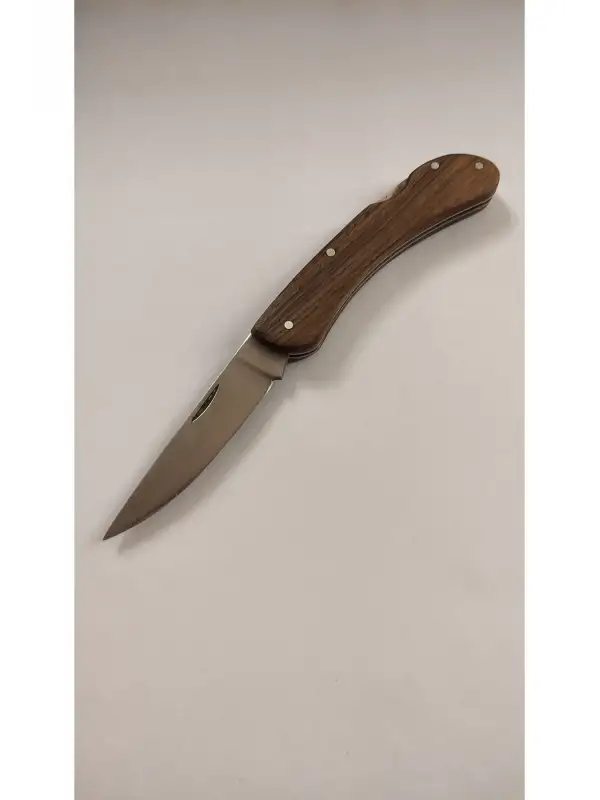 Sürdövbisa El Yapımı Çakı Bıçağı Emniyetli Ahşap Sap(KILIF HEDİYELİ)