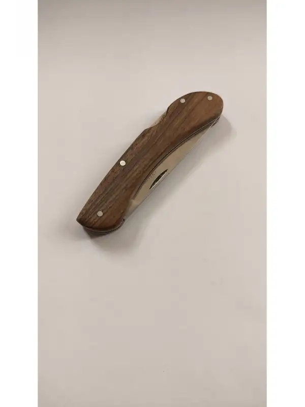 Sürdövbisa El Yapımı Çakı Bıçağı Emniyetli Ahşap Sap(KILIF HEDİYELİ)