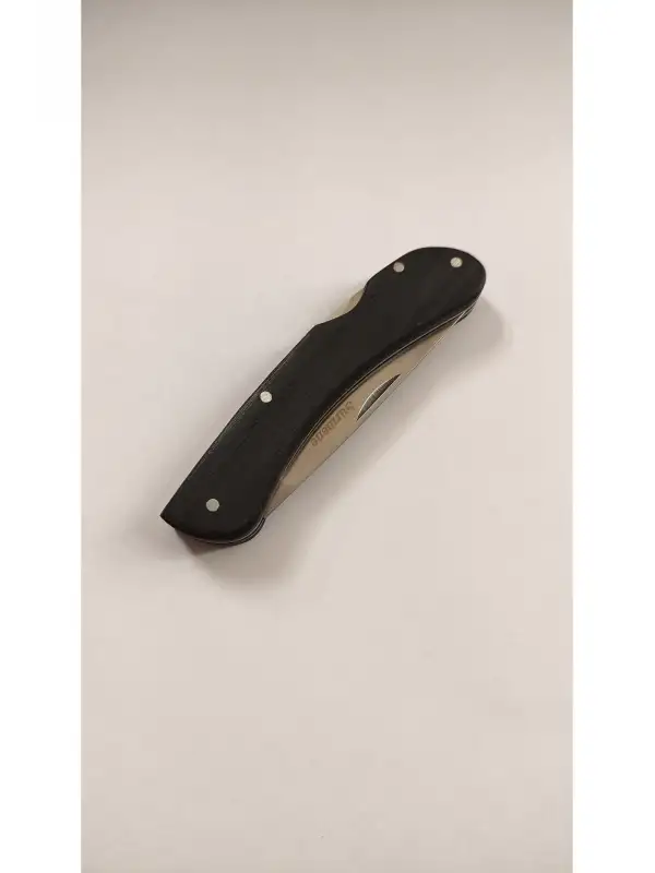 Sürdövbisa El Yapımı Çakı Bıçağı Emniyetli Ahşap Sap (KILIF HEDİYELİ)