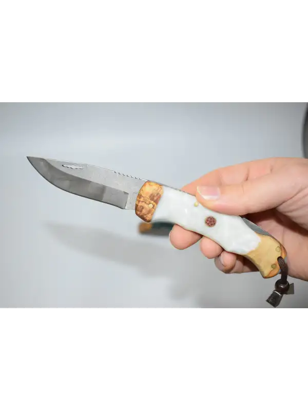 Epoksi Kabzeli Çakı Av Ve Kamp Bıçağı