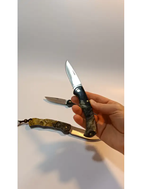 Epoksi Kabzeli Çakı Av Ve Kamp Bıçağı