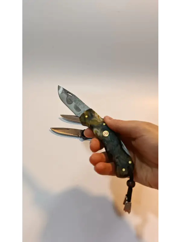 Epoksi Kabzeli Çakı Av Ve Kamp Bıçağı