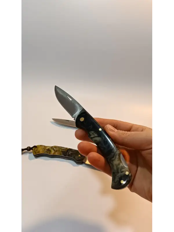 Epoksi Kabzeli Çakı Av Ve Kamp Bıçağı