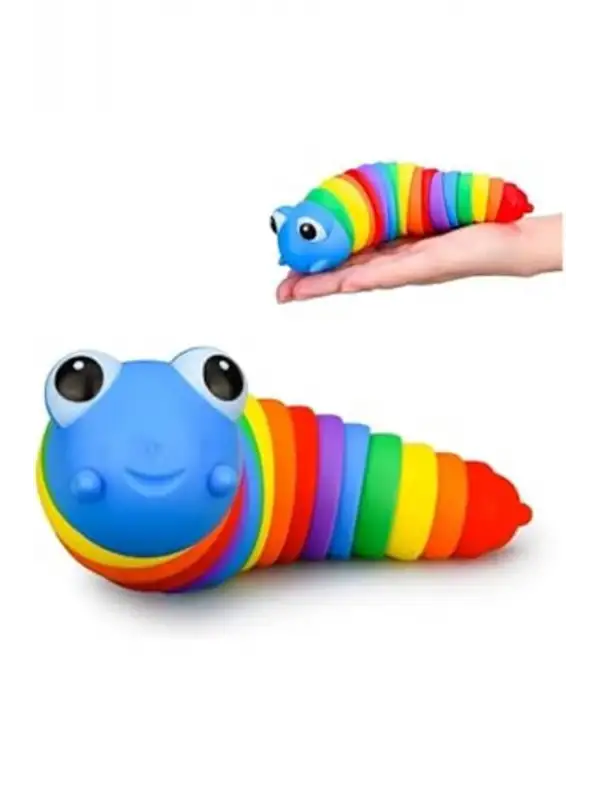 Stres Giderici Tırtıl - Sök Tak Eğlenceli, Stres ve Anksiyete giderici Tırtıl Oyuncağı