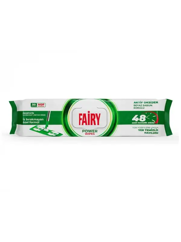 Fairy 50 Li Mop Temizlik Havlusu Beyaz Sabun